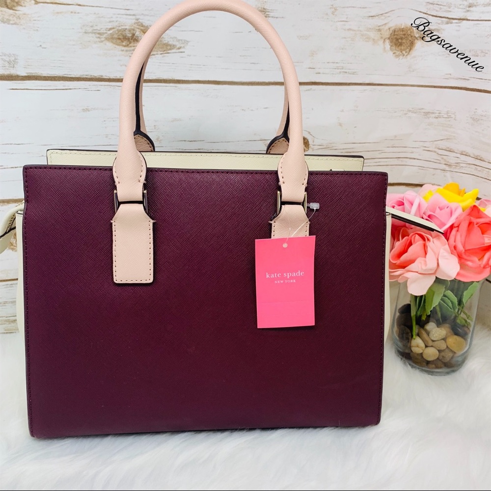 Kate spade Cameron medium cherrywood satchel NWT - Picture 3 of 8